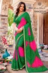 Rangeela Vol 5 By Kashvi Dull Moss Kasab Border Saree